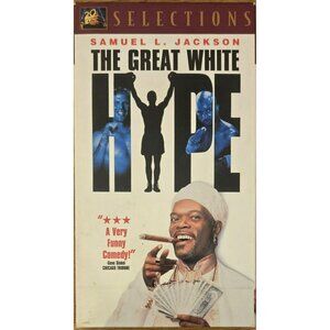 The Great White Hype VHS Tape Comedy Starring Samuel L. Jackson & Damon Wayans